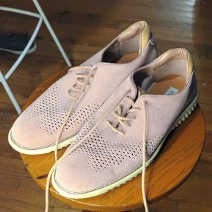 Steve Madden Men's Vaelen Oxfords Pink Suede Size 11.0 US  Lightly Used